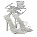 René Caovilla Cleo and Sandal 105 - Silver