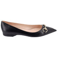 Gucci Shearling Ballerinas - Natural