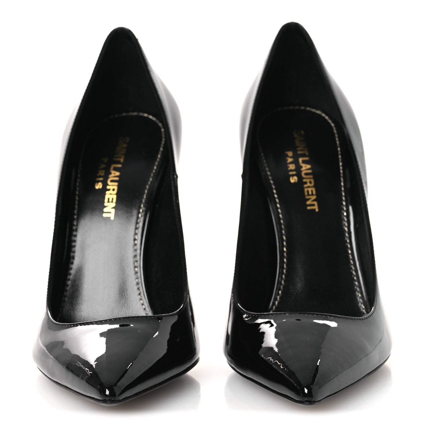 SAINT LAURENT OPYUM PUMPS PATENT BLACK
