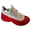 Burberry Leather Nylon Arthur Sneakers - Red/White