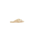 Loewe 90mm Toy Panta Leather Sandals Black - Beige/Cream