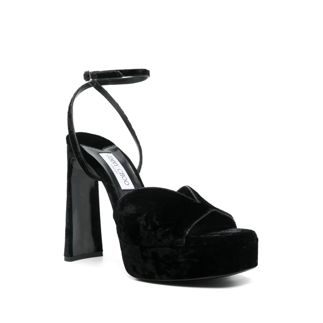 Jimmy Choo Karli Platform Sandals - Black