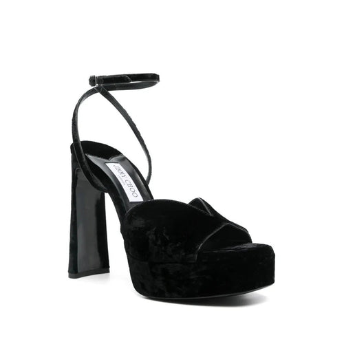 Jimmy Choo Karli Platform Sandals - Black