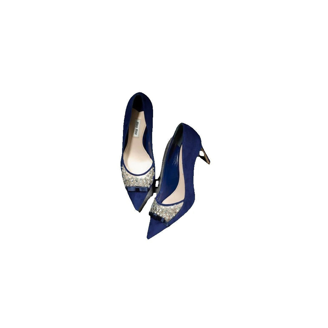 Miu Miu Pump Crimson - Navy Blue