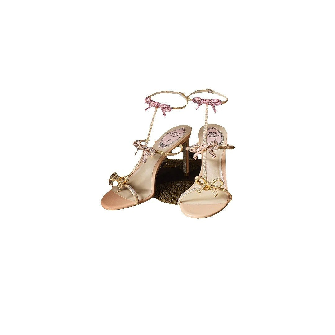 René Caovilla 80mm Jolene Sandal - Pink