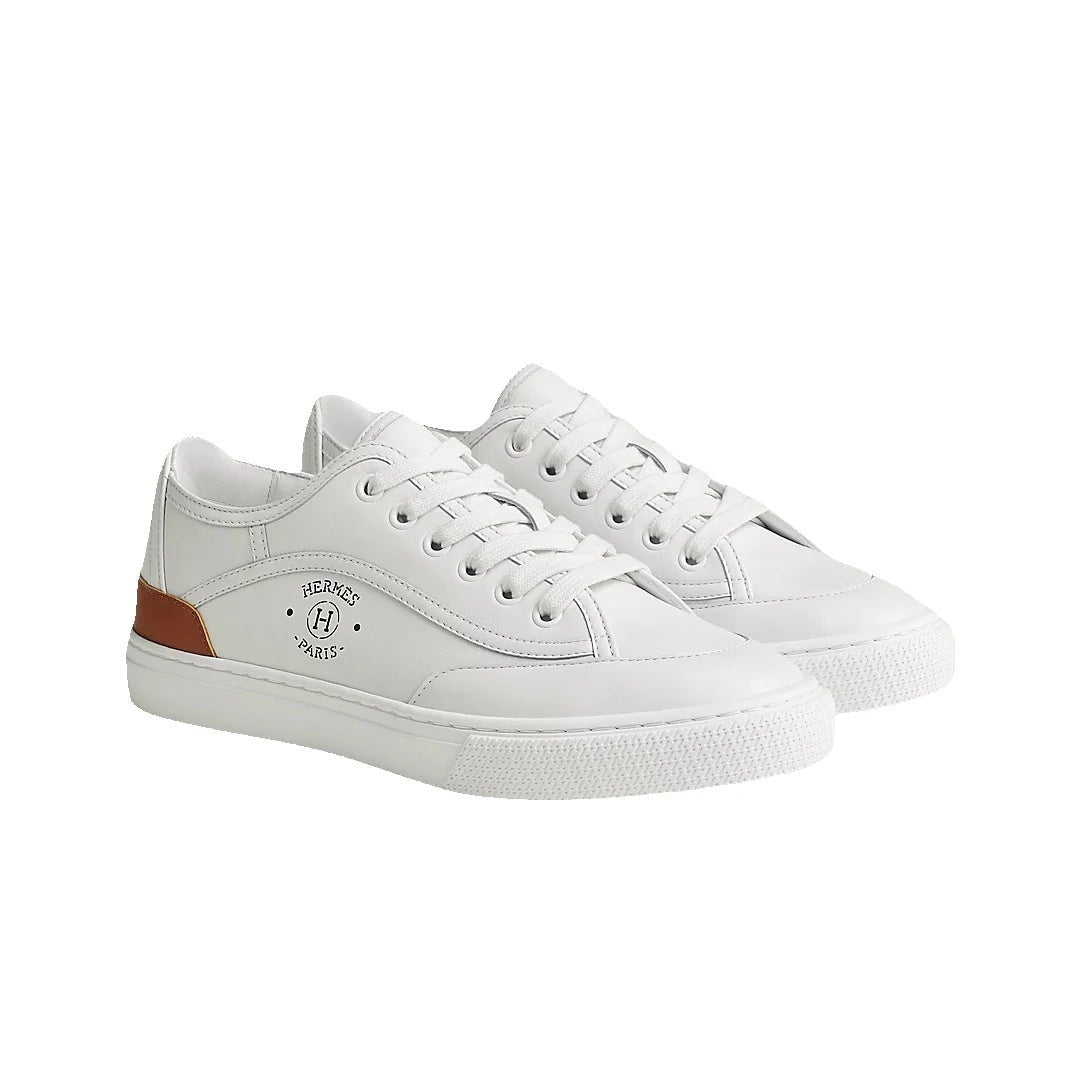 Hermès Mascot Sneaker - White/Beige
