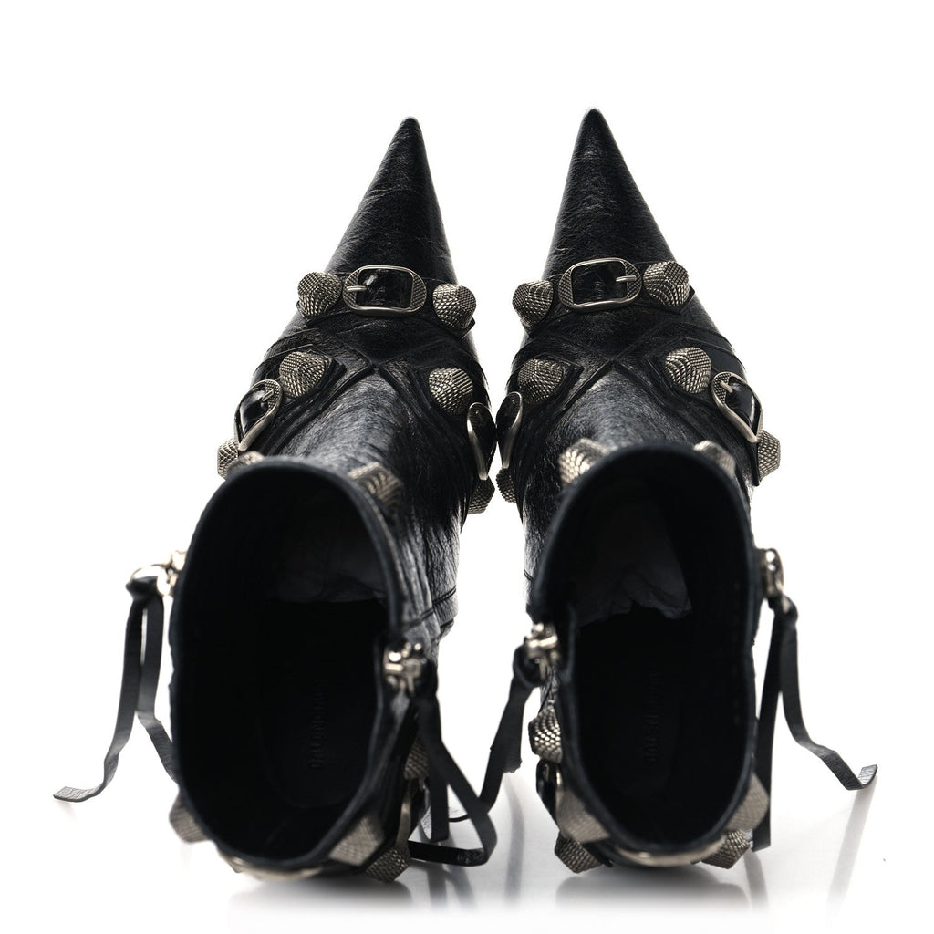 BALENCIAGA CAGOLE ARENA ANKLE BOOTS BLACK