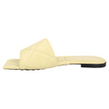 Bottega Veneta Sandals Lambskin - Yellow/Cream
