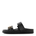 LOUIS VUITTON EMPREINTE BOM DIA MULE SANDALS BLACK