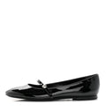 LOUIS VUITTON PATENT UNIFORMES BALLERINA FLAT BLACK