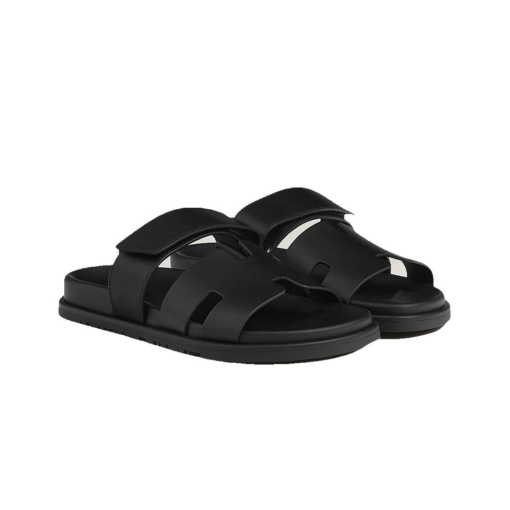 HERMÈS CHYPRE SANDAL BLACK