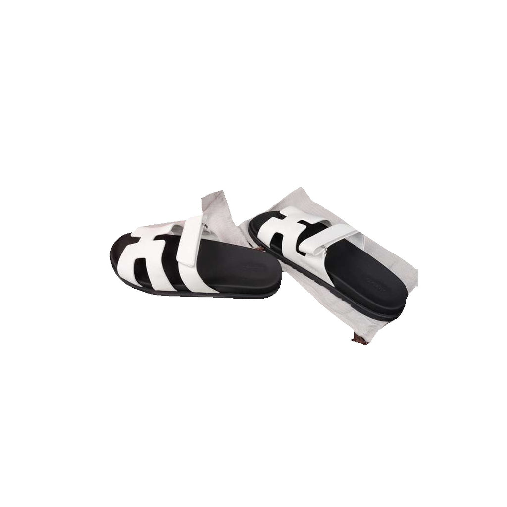 HERMÈS CHYPRE SANDAL WHITE