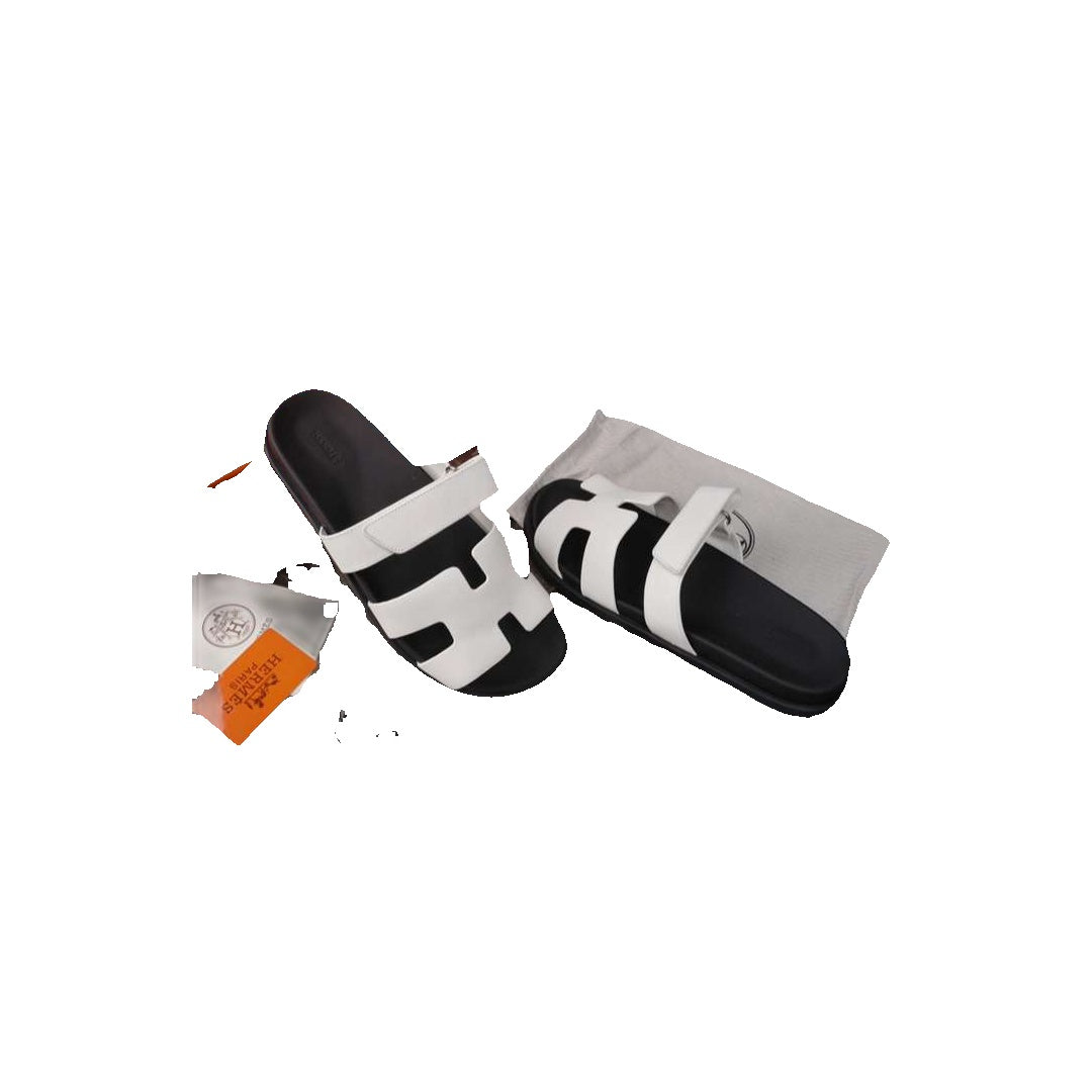 HERMÈS CHYPRE SANDAL WHITE
