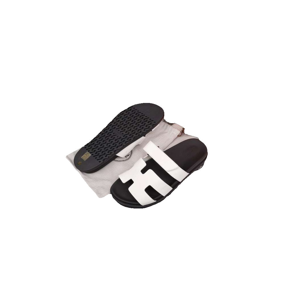 HERMÈS CHYPRE SANDAL WHITE
