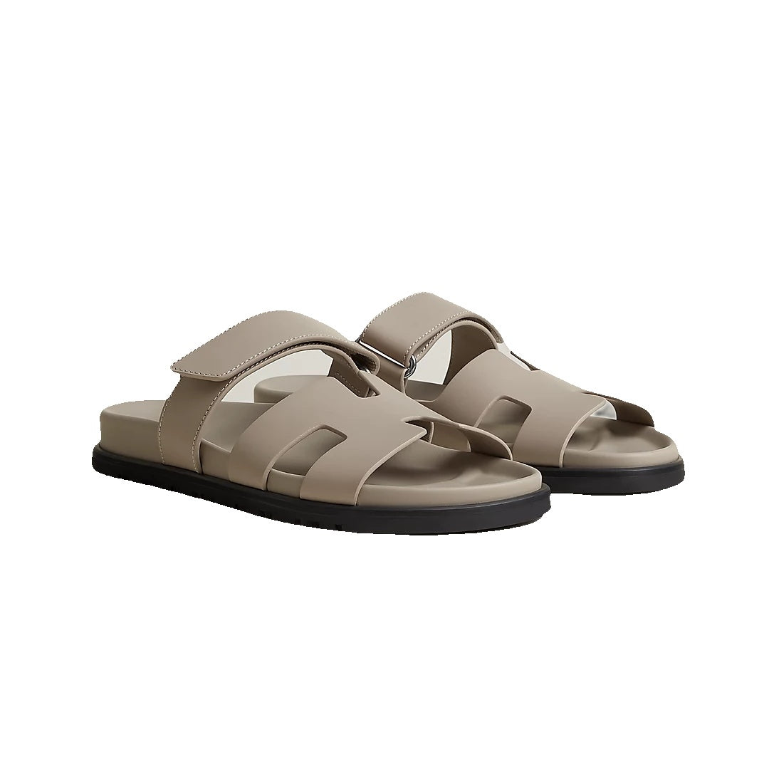 HERMÈS CHYPRE SANDAL BEIGE NATURAL