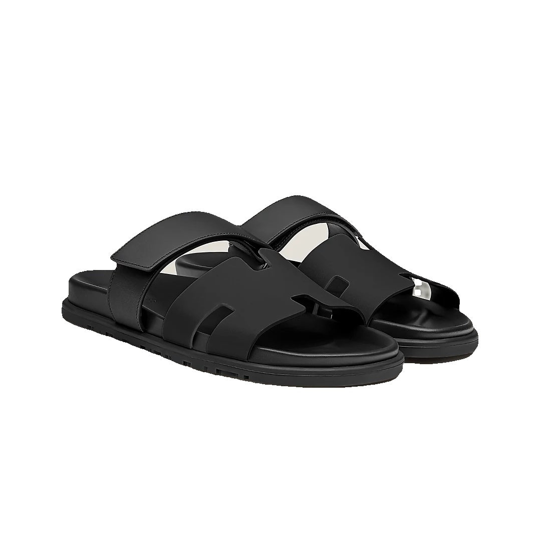 HERMÈS MYKONOS SANDAL BLACK