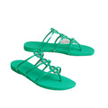 HERMÈS MYKONOS SANDAL GREEN