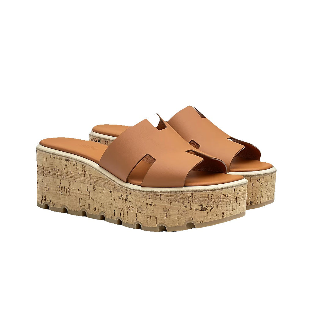 HERMÈS EZE SANDAL BEIGE NATURAL