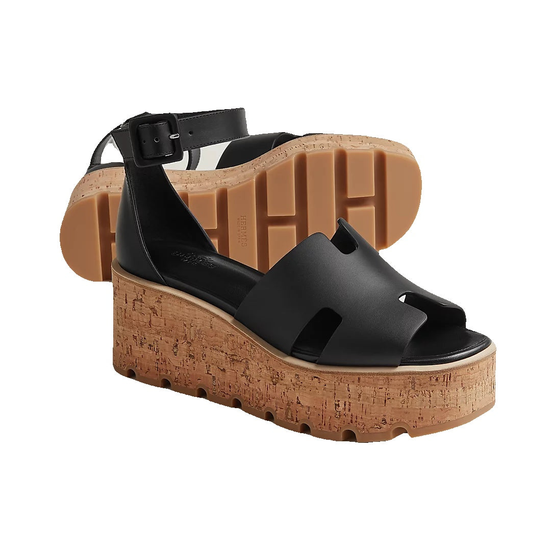 HERMÈS LUCE SANDAL BLACK