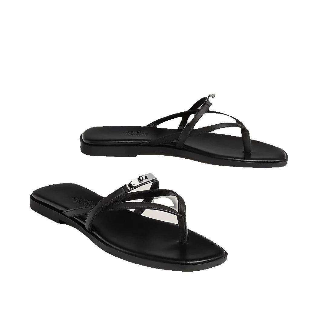 HERMÈS MAGE SANDAL BLACK