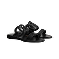 HERMÈS LAGUNE SANDAL BLACK