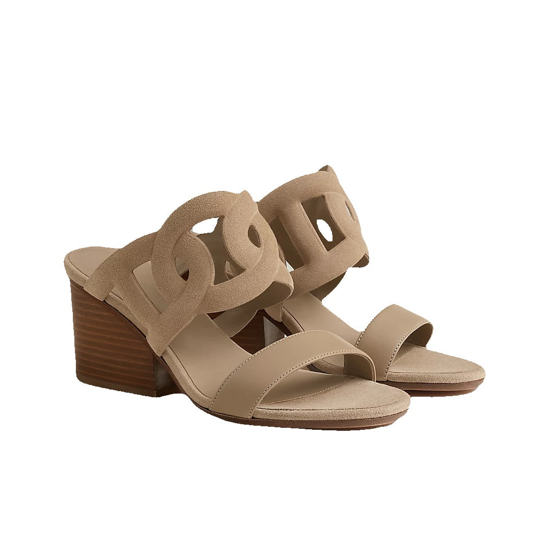 HERMÈS LIPARI SANDAL BEIGE NATURAL