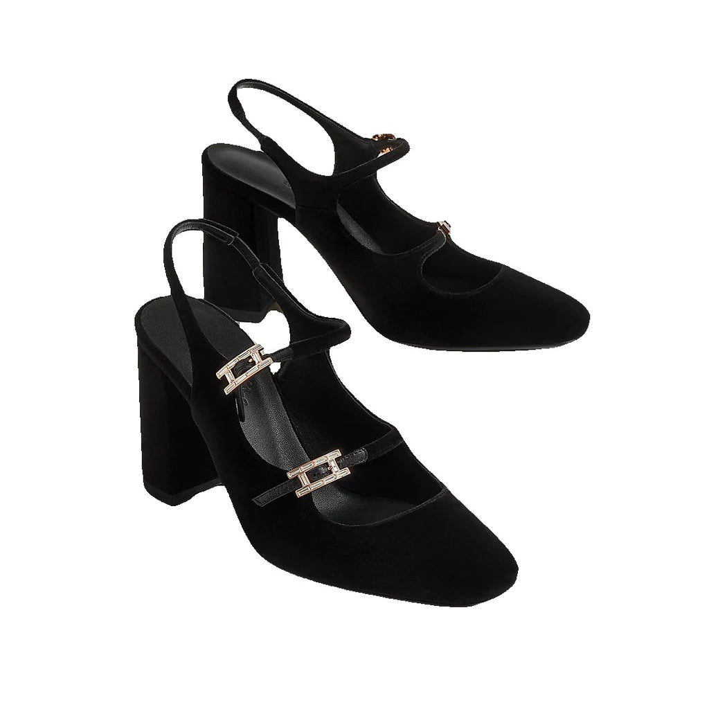 HERMÈS JACKIE PUMP BLACK