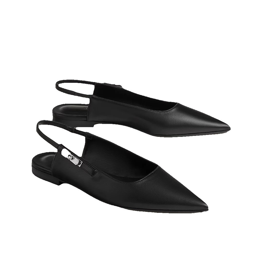 HERMÈS LOVELY SLINGBACK BLACK