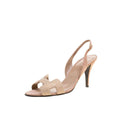 HERMÈS MILA SLINGBACK BEIGE NATURAL