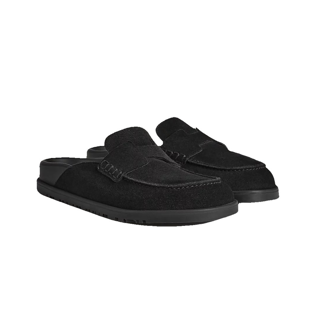 Hermès Monk Mule Black