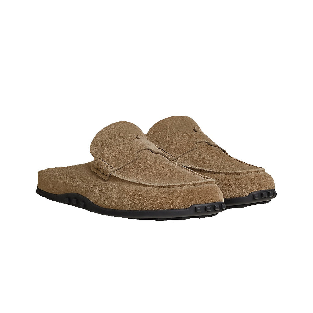 HERMÈS MIX MULE BEIGE NATURAL