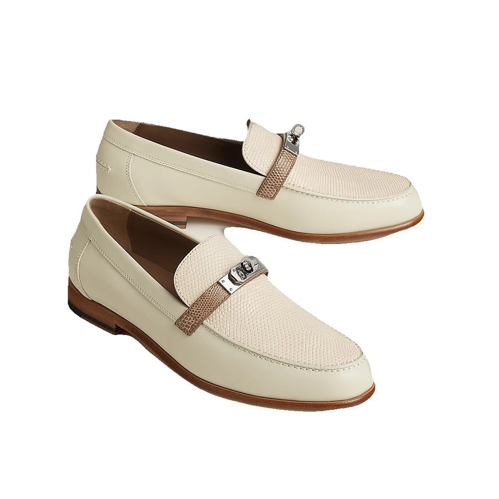 HERMÈS DESTIN LOAFER BEIGE NATURAL