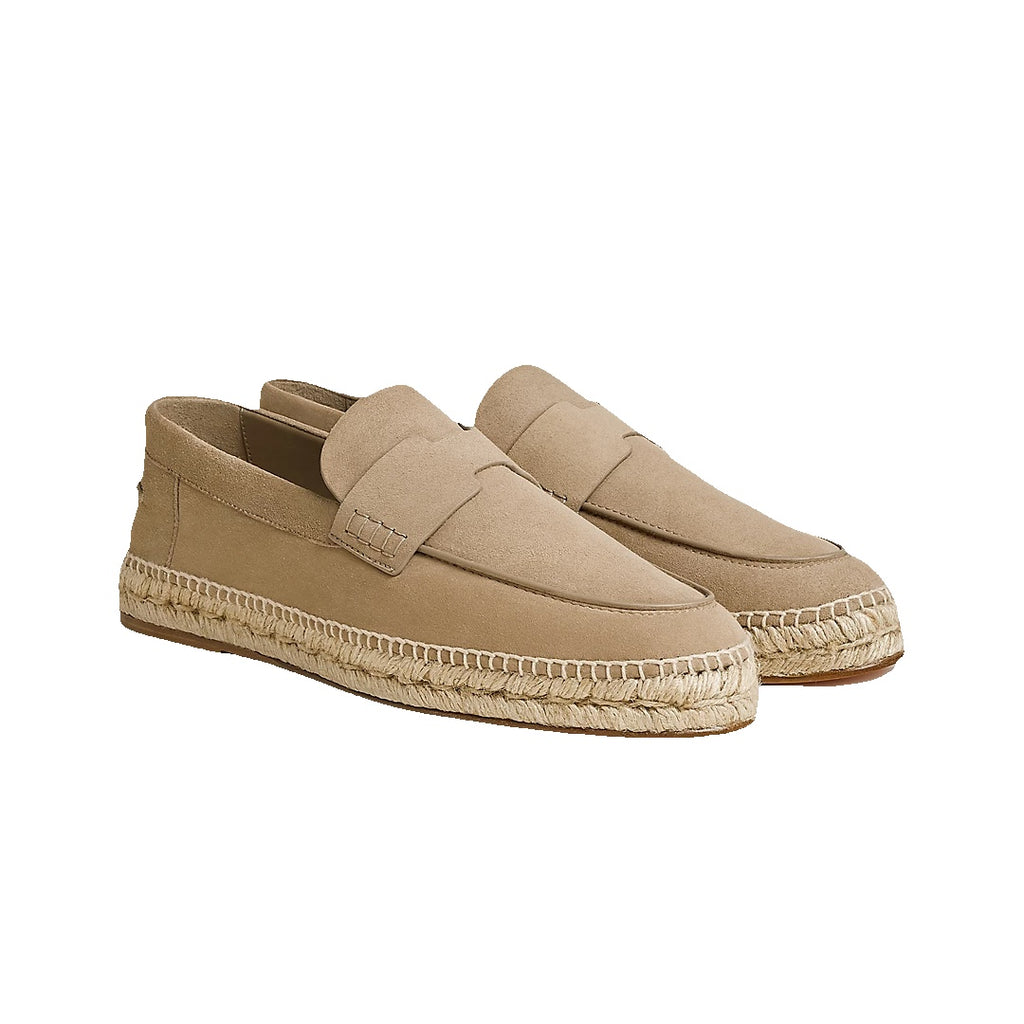 HERMÈS MENORCA ESPADRILLE BEIGE NATURAL