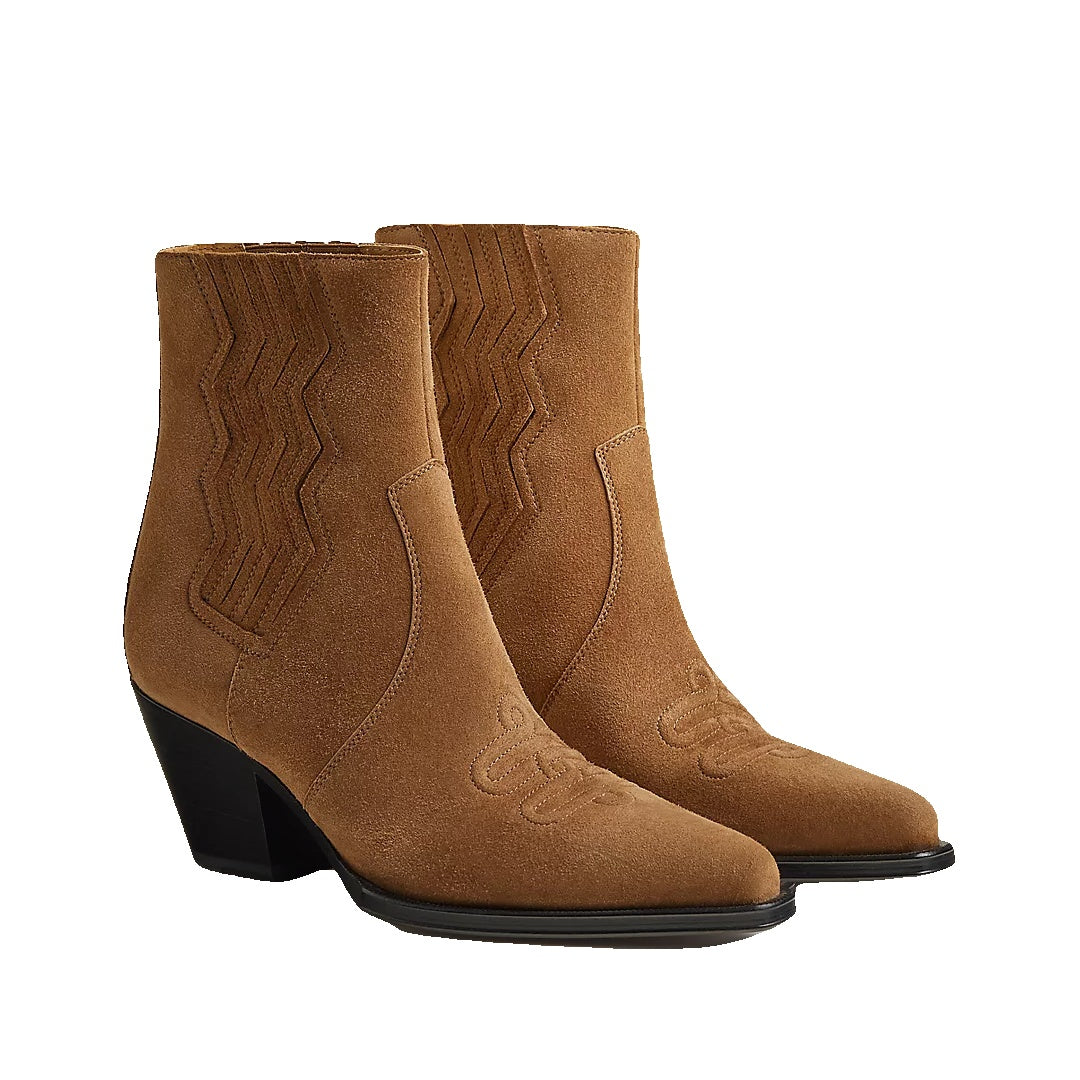 HERMÈS VEGAS ANKLE BOOT BROWN