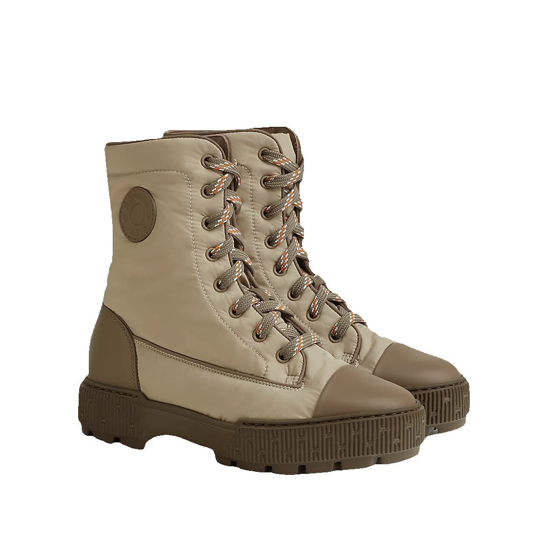 HERMÈS LICOL ANKLE BOOT BEIGE NATURAL