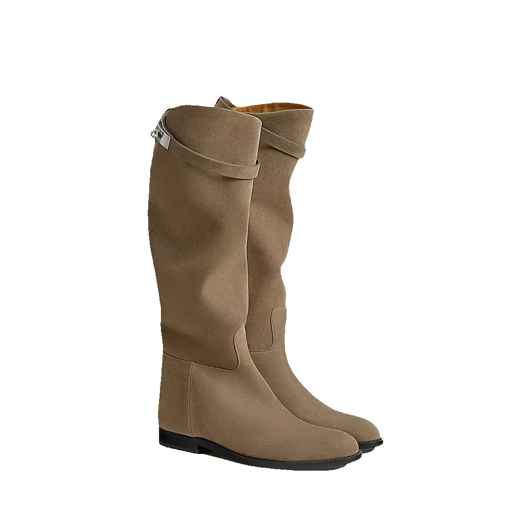 Hermès Jumping Supple Boot Beige Natural