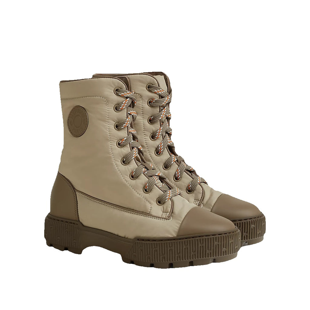 HERMÈS JUSTINE BOOT BEIGE NATURAL