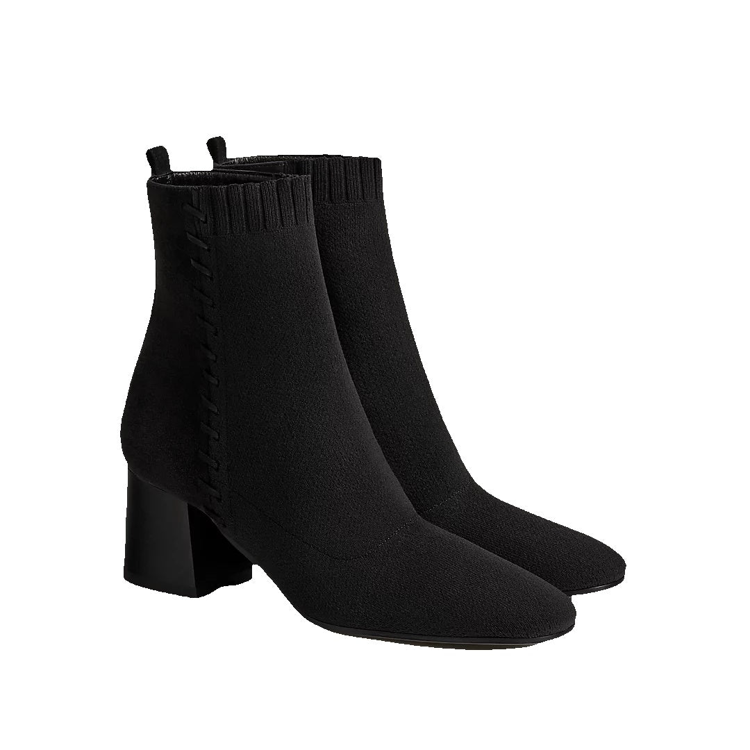 HERMÈS LOUANE ANKLE BOOT BLACK