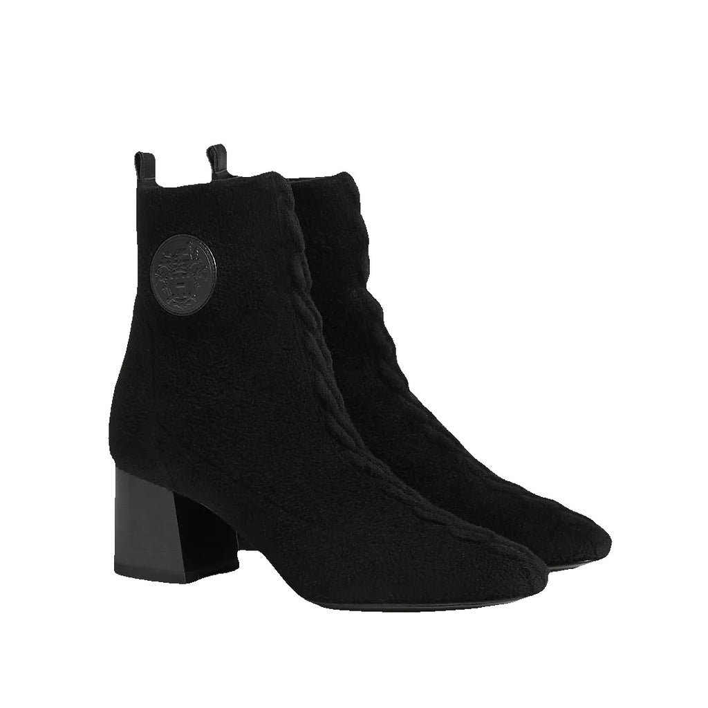 HERMÈS LOUANE ANKLE BOOT BLACK