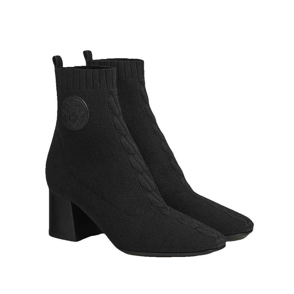HERMÈS LOUANE ANKLE BOOT BLACK