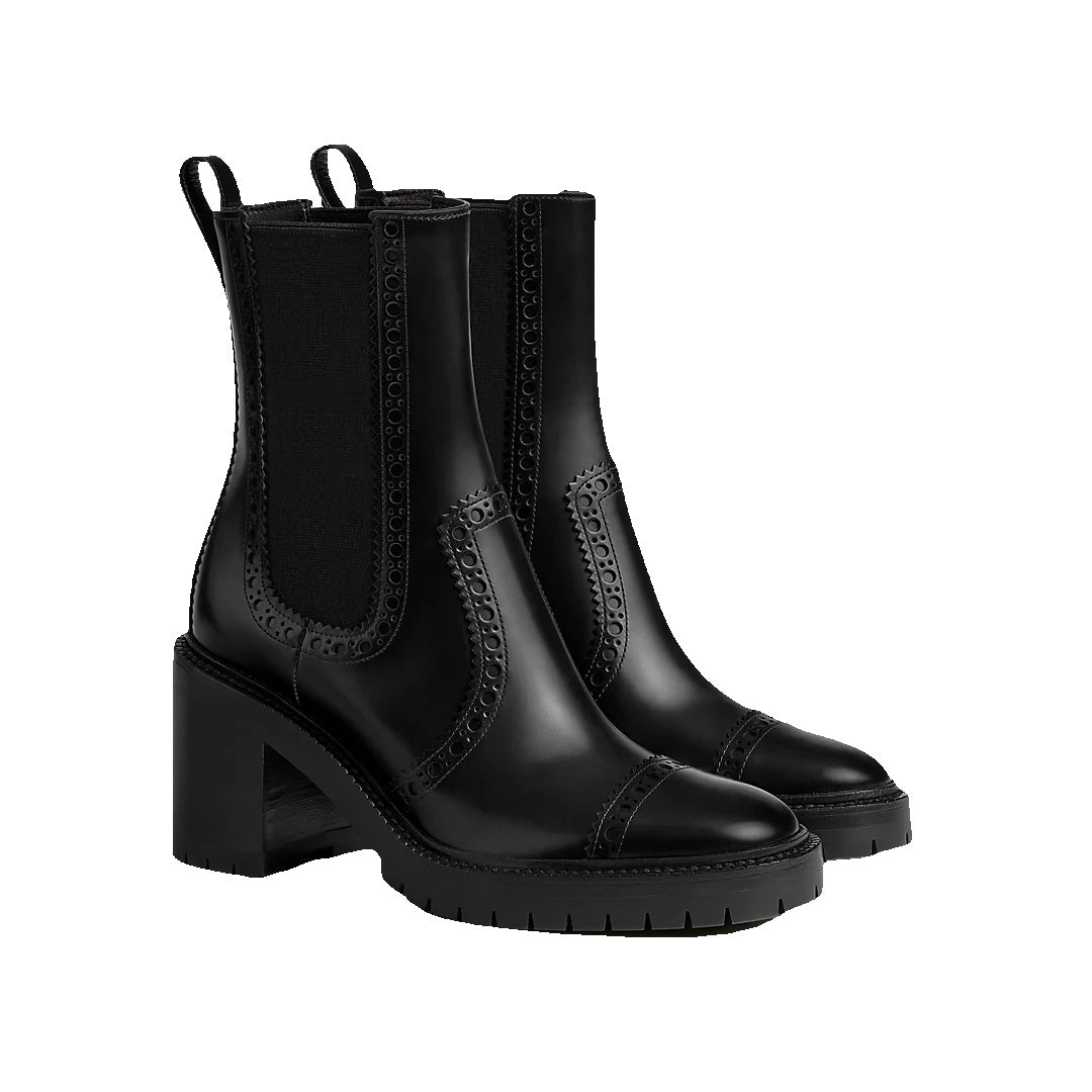 HERMÈS MAUREEN ANKLE BOOT BLACK
