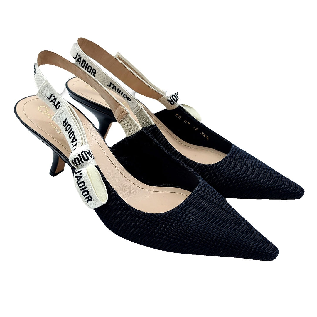 Christian Dior Dior Icon Slingback Pump Black