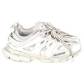 BALENCIAGA WHITE POLYURETHANE CHUNKY SNEAKERS WHITE