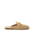 PRADA SUEDE MULES NATURAL
