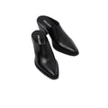 PRADA MULES EN CUIR BLACK