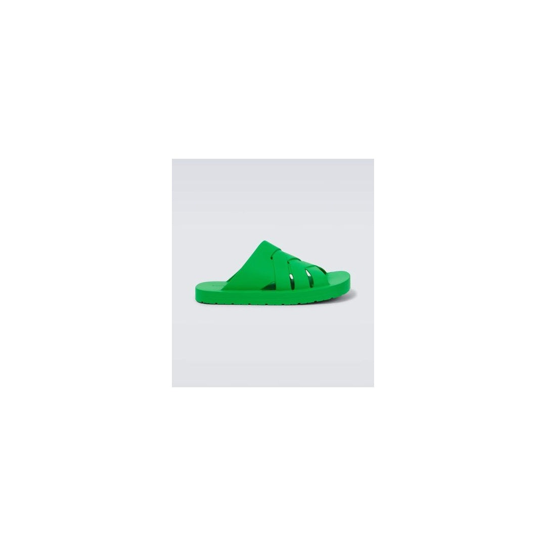 BOTTEGA VENETA SLIDERS GREEN