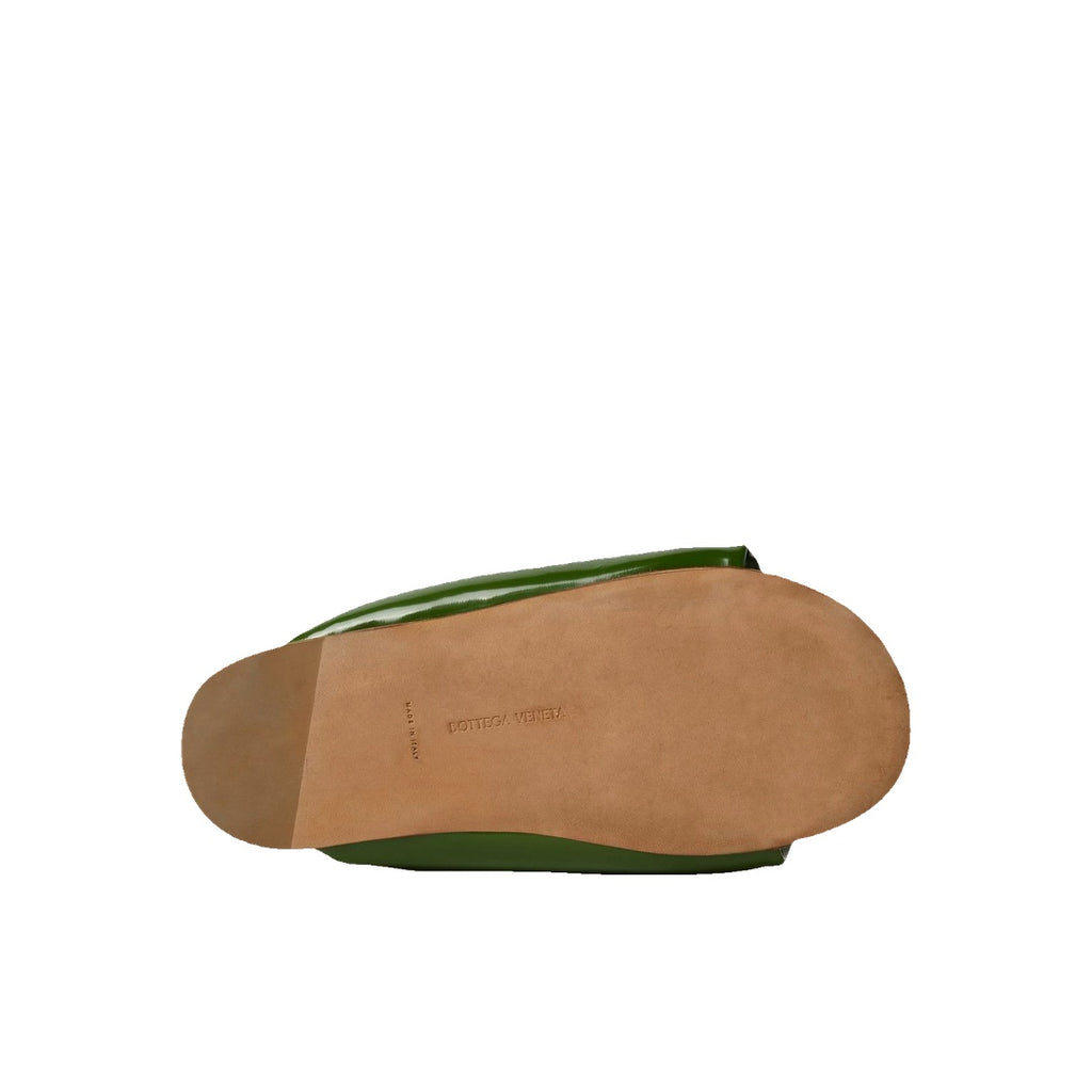BOTTEGA VENETA SLIDERS GREEN