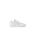 PRADA DRILL LOW-TOP CANVAS SNEAKERS WHITE