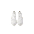 PRADA DOWNTOWN LEATHER SNEAKERS WHITE