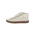 BALENCIAGA DISTRESSED LEATHER TECHNICAL SNEAKERS WHITE